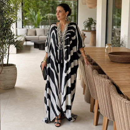 Amelia Leoncini™ Flowy Kaftan Dress for Easy Summer Style