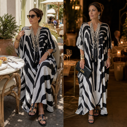 Amelia Leoncini™ Flowy Kaftan Dress for Easy Summer Style