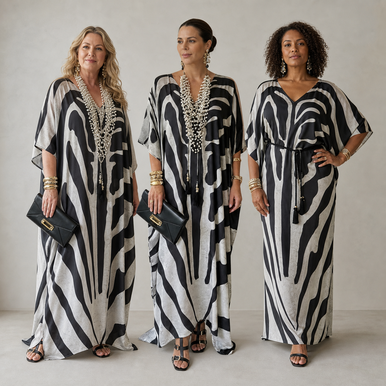 Amelia Leoncini™ Flowy Kaftan Dress for Easy Summer Style