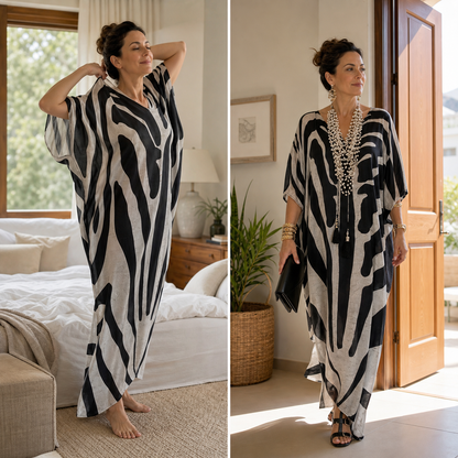 Amelia Leoncini™ Flowy Kaftan Dress for Easy Summer Style
