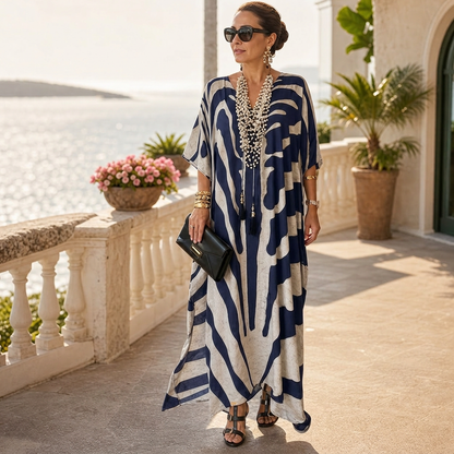 Amelia Leoncini™ Flowy Kaftan Dress for Easy Summer Style