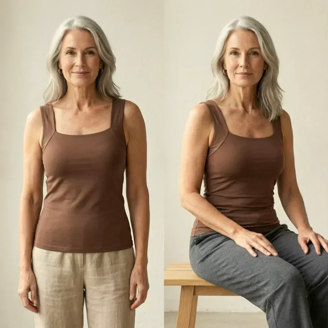 Anchorella™ Built In Bra Tank for Effortless Support