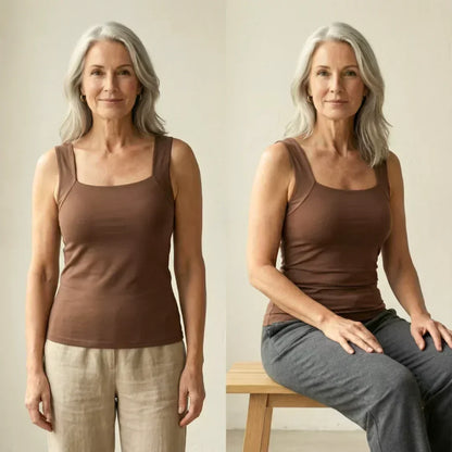 Anchorella™ Built In Bra Tank for Effortless Support
