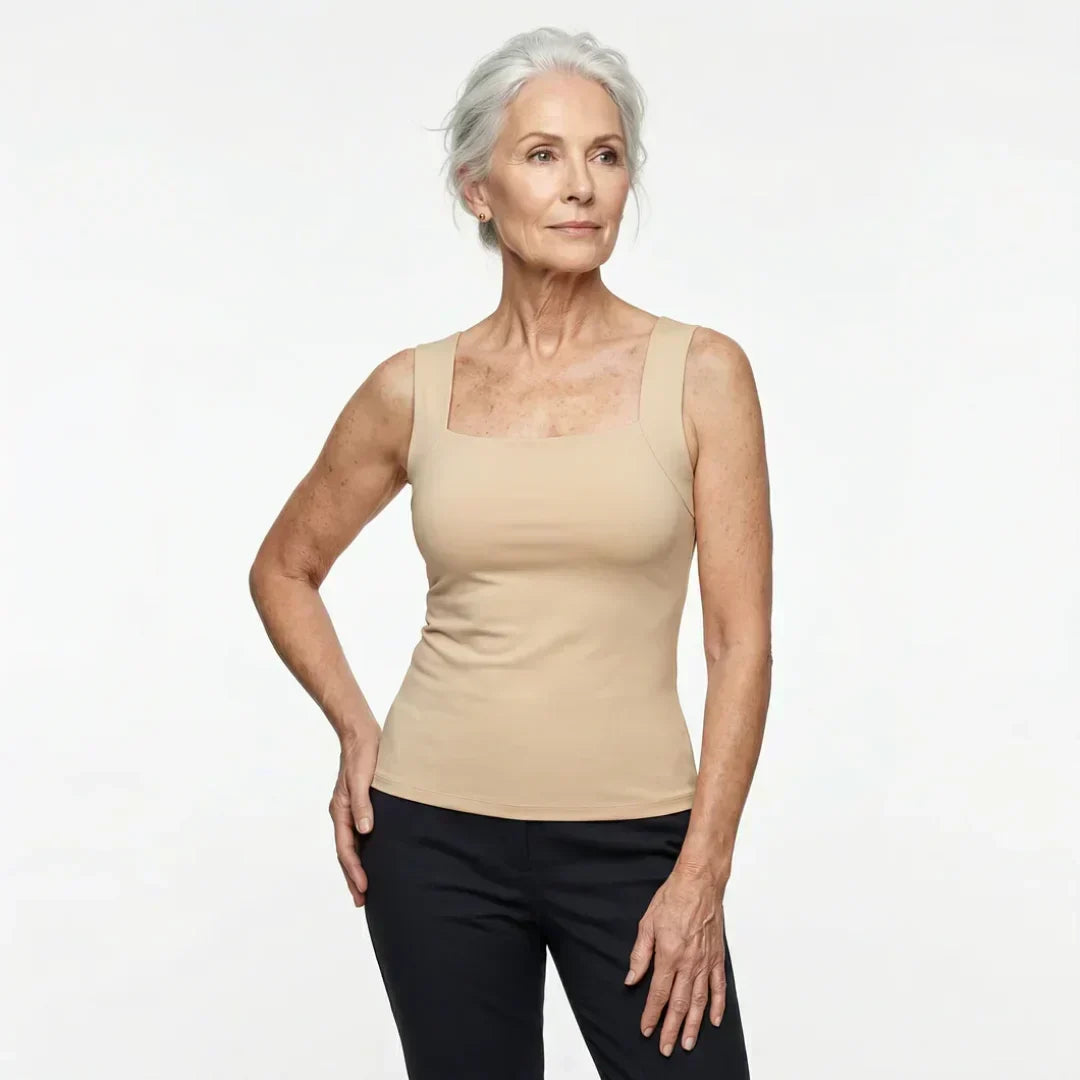 Anchorella™ Built In Bra Tank for Effortless Support