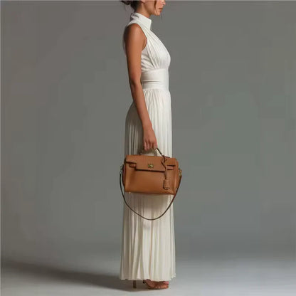 Andreina Amato™ Elegant Pleated Wide Leg Chiffon Jumpsuit
