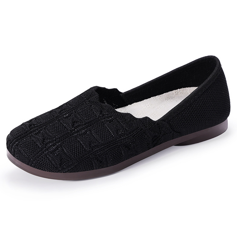 Andreina Genovese™ Breathable Woven Slip-On Flats