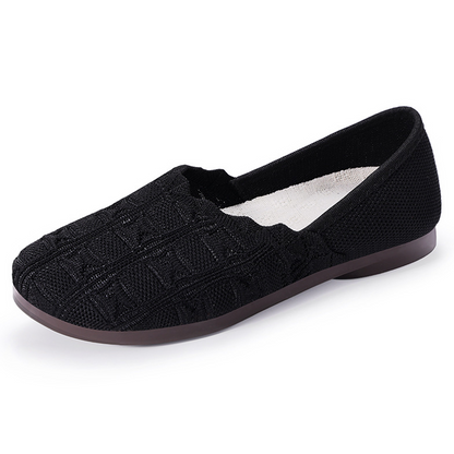 Andreina Genovese™ Breathable Woven Slip-On Flats