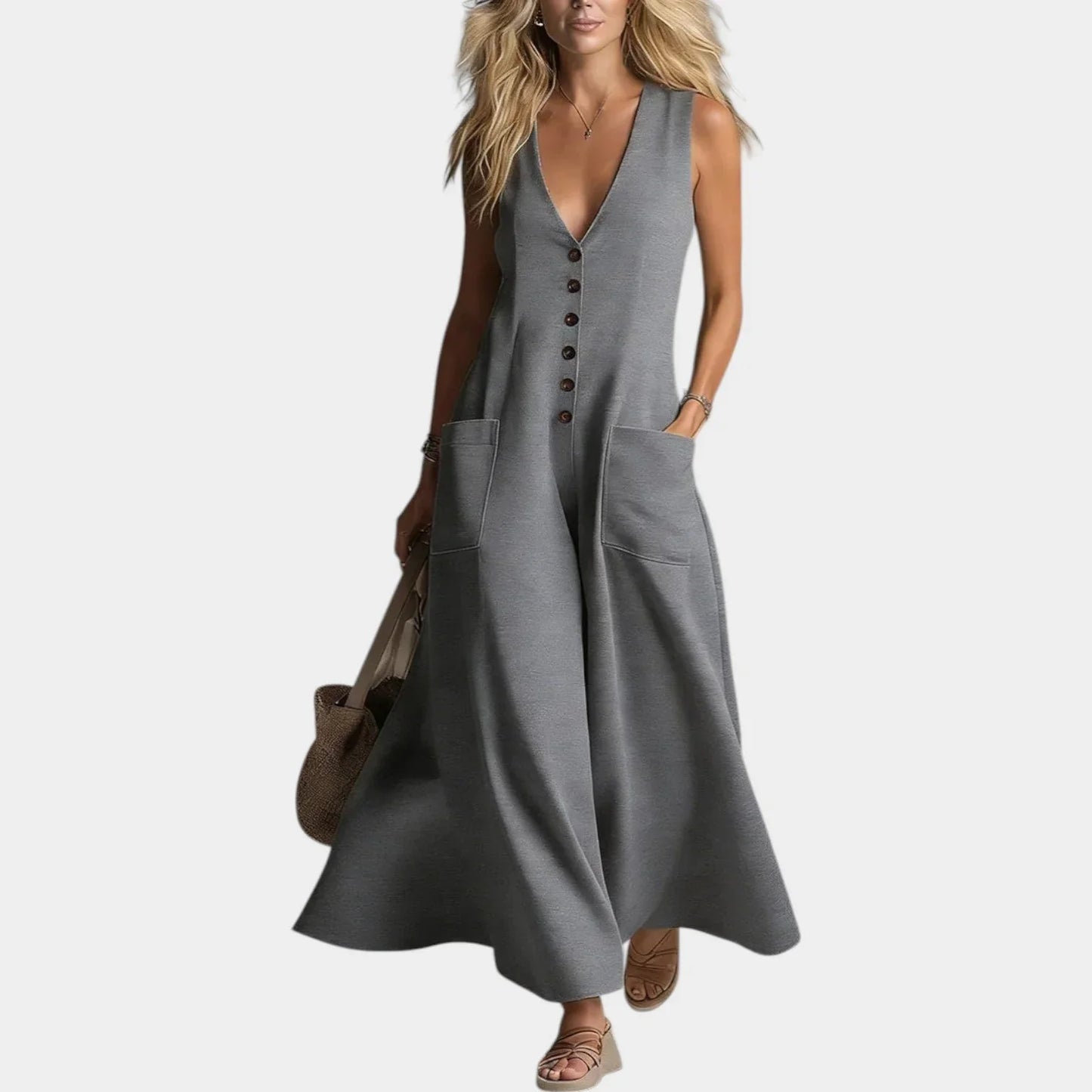 Andreina Liberati™ Versatile Sleeveless Maxi Dress for Warm Days