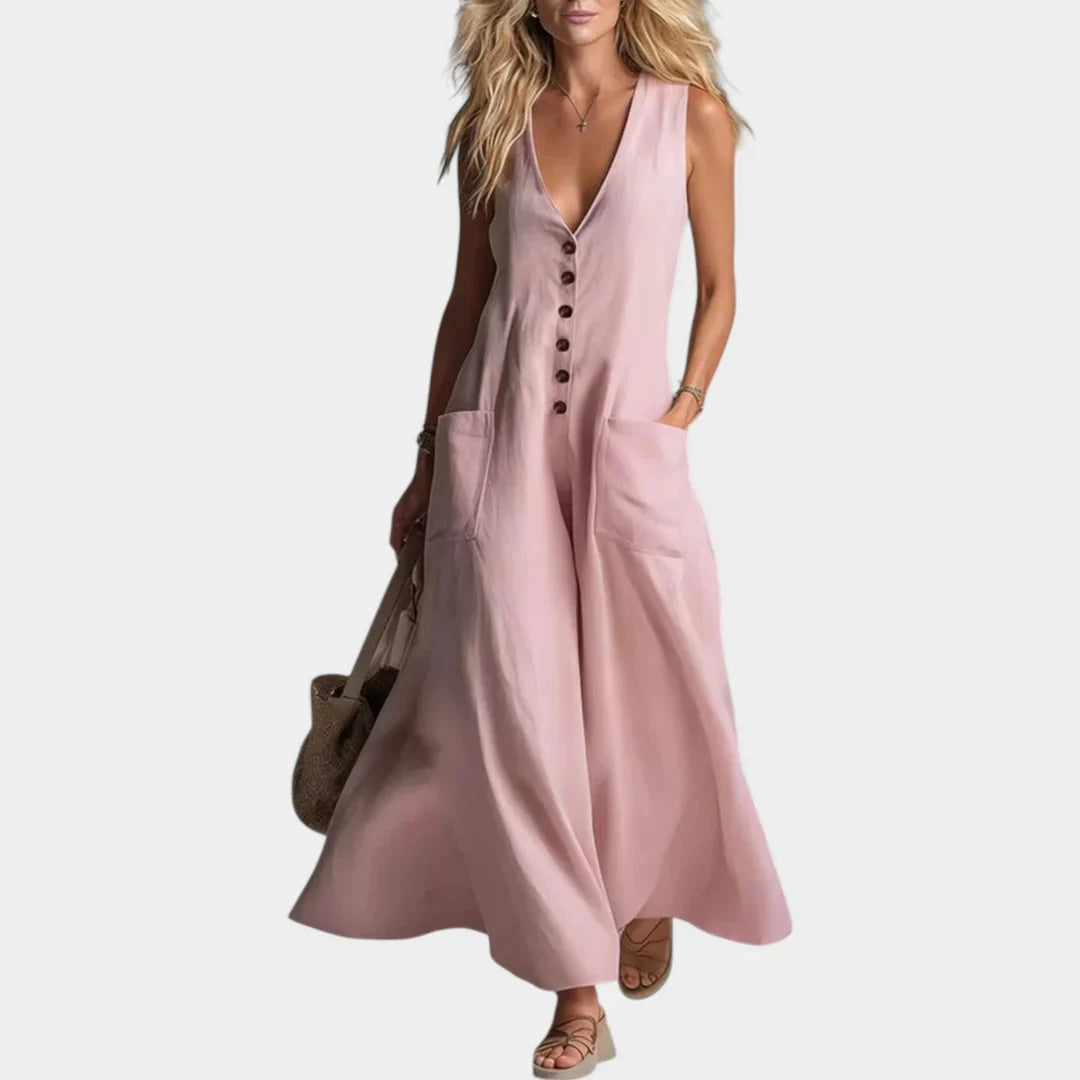 Andreina Liberati™ Versatile Sleeveless Maxi Dress for Warm Days