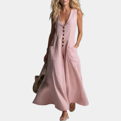Andreina Liberati™ Versatile Sleeveless Maxi Dress for Warm Days