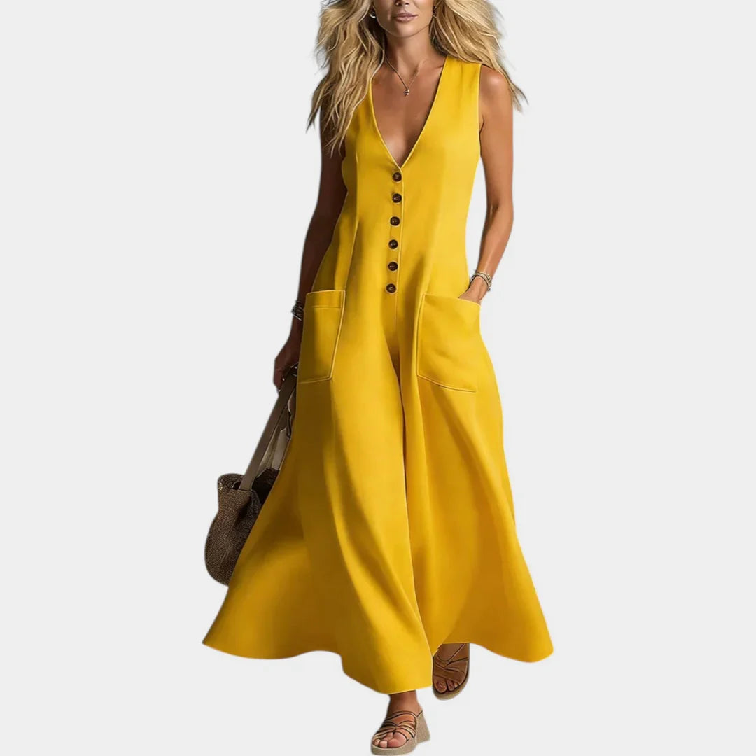 Andreina Liberati™ Versatile Sleeveless Maxi Dress for Warm Days