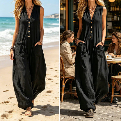 Andreina Modena™ Effortless V-Neck Summer Dress