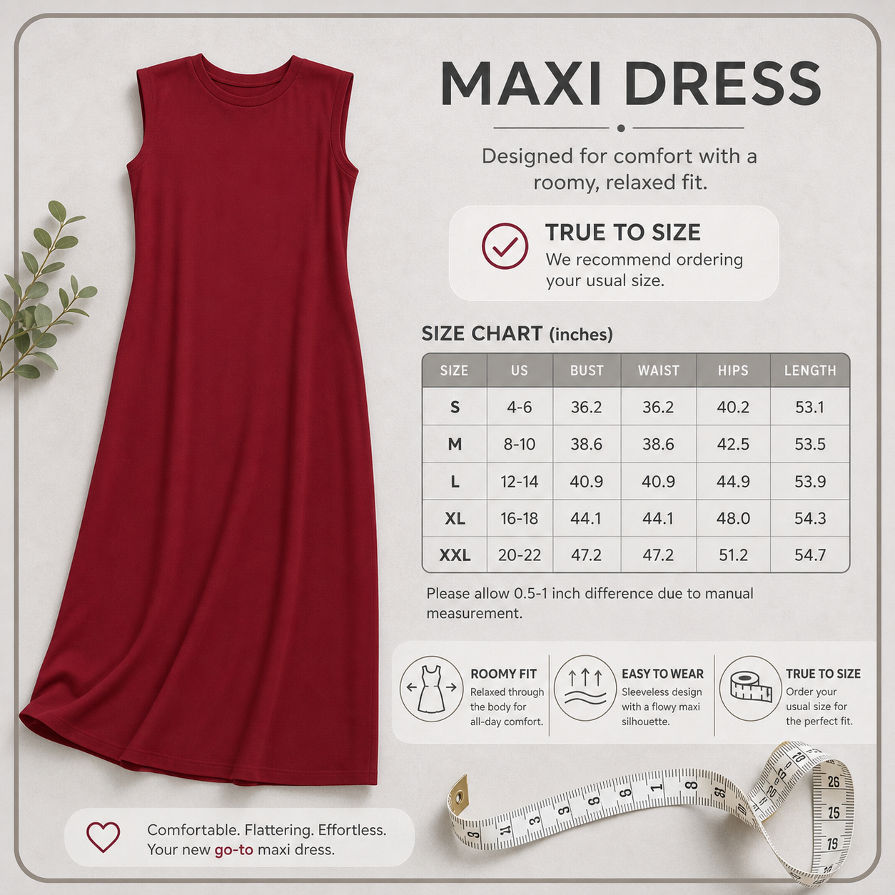Angiolina Ghidini™ Elegant Loose Maxi Dress for Flattering Comfort