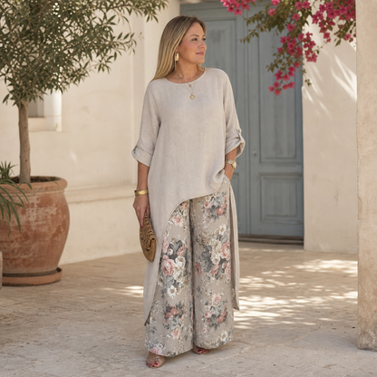 Angiolina Lipari™ Breathable 2-Piece Set for Effortless Style