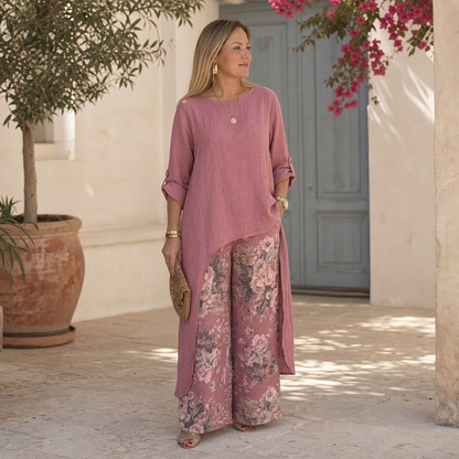 Angiolina Lipari™ Breathable 2-Piece Set for Effortless Style