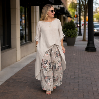 Angiolina Lipari™ Breathable 2-Piece Set for Effortless Style