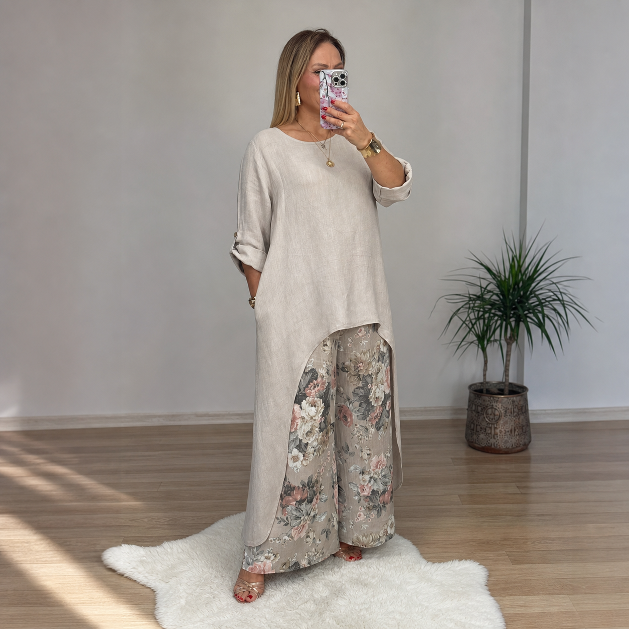 Angiolina Lipari™ Breathable 2-Piece Set for Effortless Style