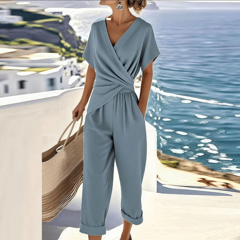 Anita Giannantoni™ Elegant One-Shoulder Jumpsuit for All-Night Comfort