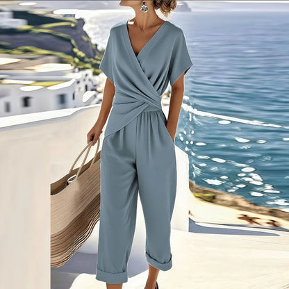 Anita Giannantoni™ Elegant One-Shoulder Jumpsuit for All-Night Comfort