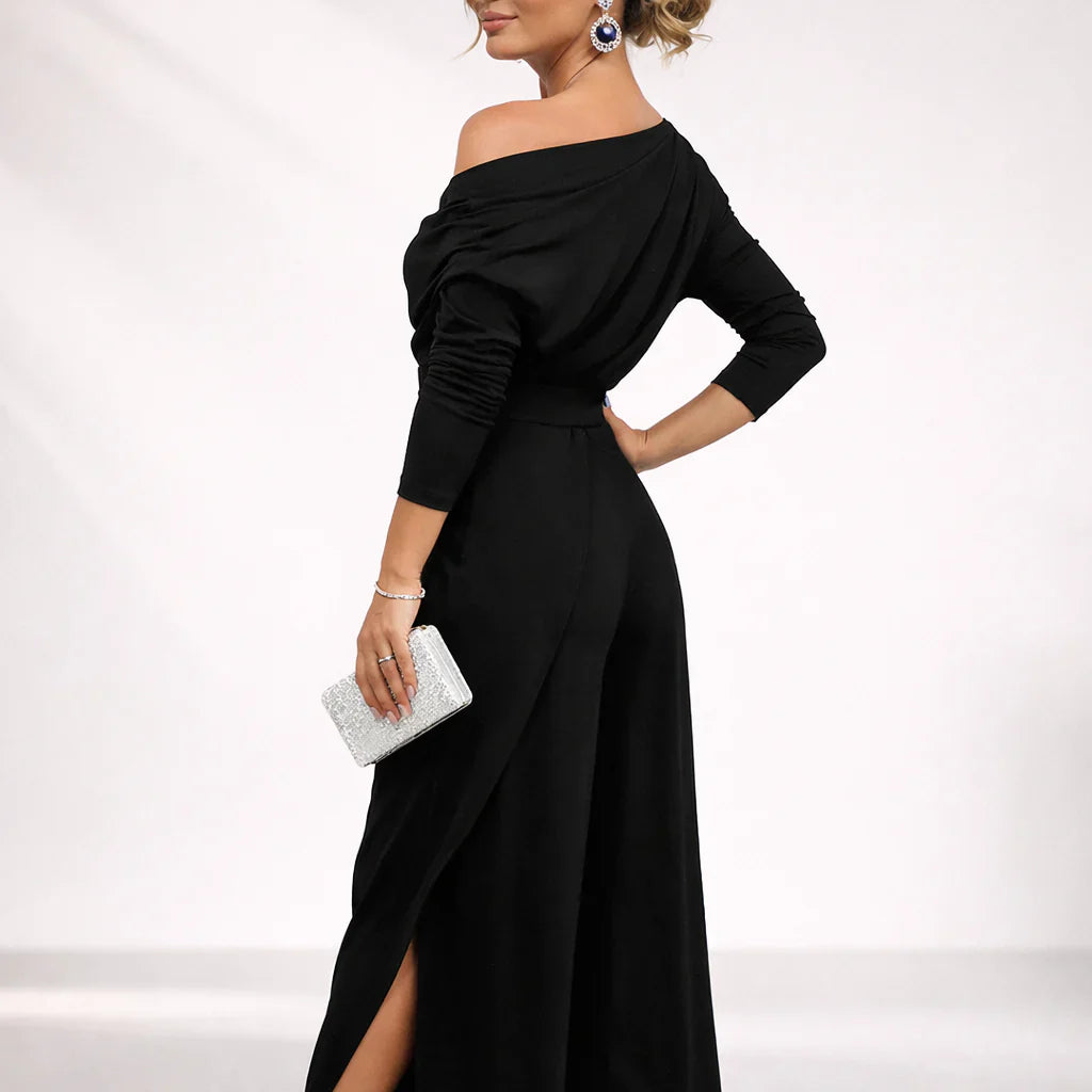 Anita Giannantoni™ Elegant One-Shoulder Jumpsuit for All-Night Comfort