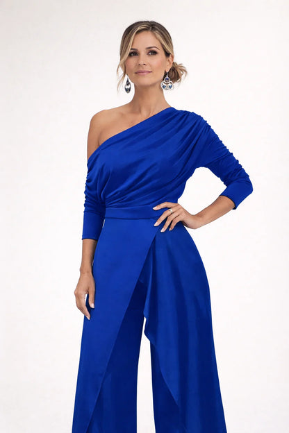 Anita Giannantoni™ Elegant One-Shoulder Jumpsuit for All-Night Comfort