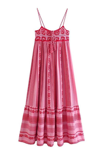 Anita Locatelli™ Flowy Bohemian Maxi Dress for Vacations