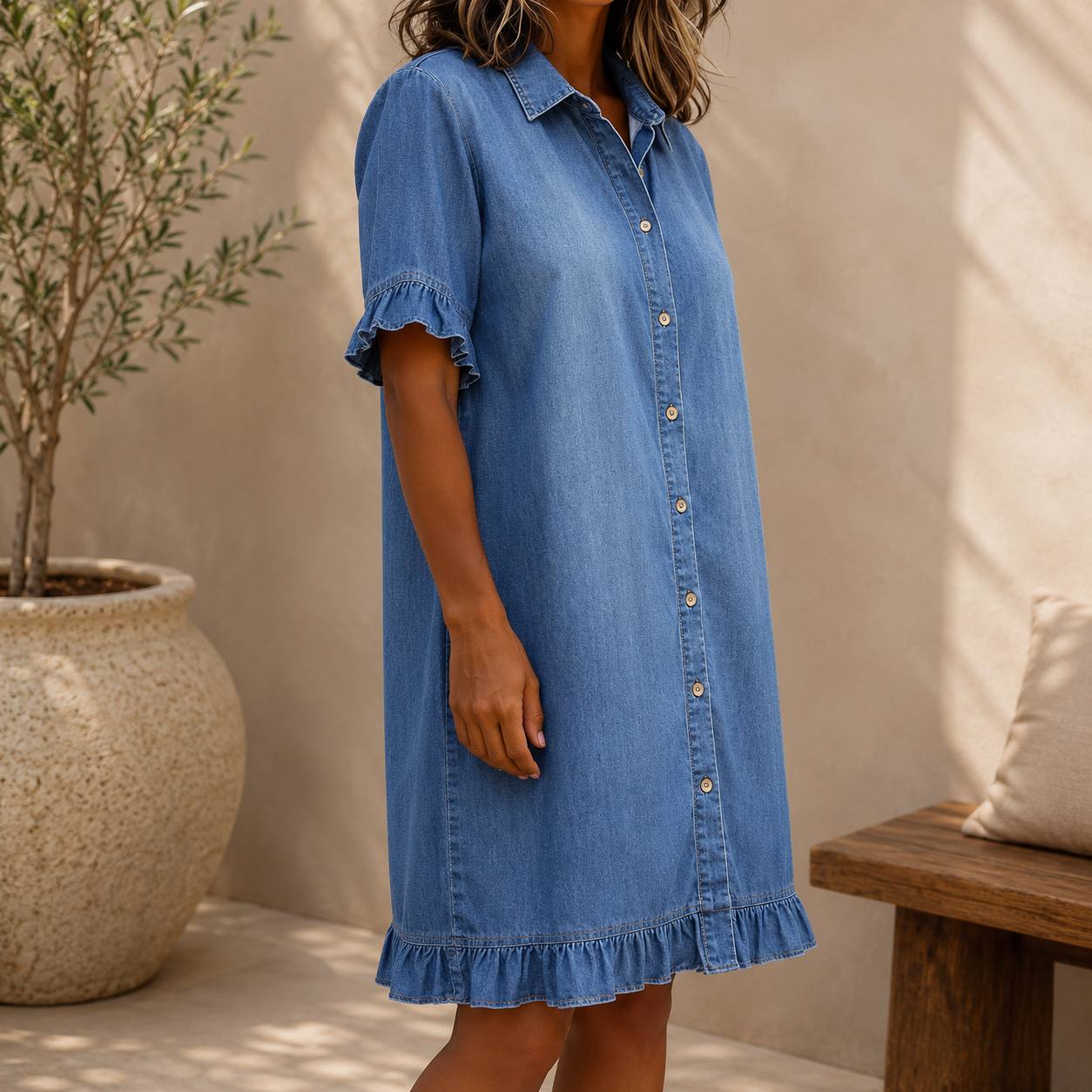Annunziata Giardino™ Versatile Mini Dress for Easy All-Season Wear