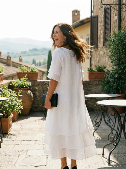 Antonia Lucania™ Flowy Maxi Dress for Effortless Summer Elegance