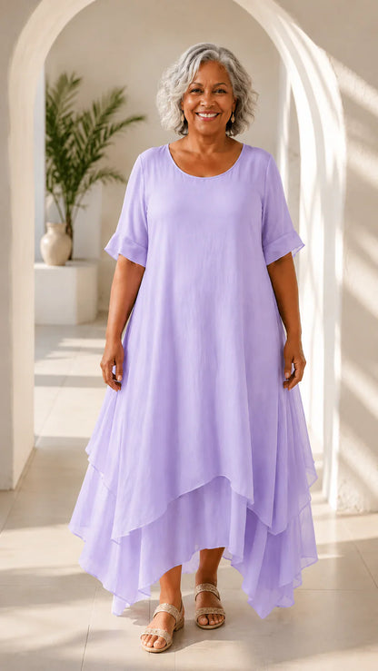 Antonia Lucania™ Flowy Maxi Dress for Effortless Summer Elegance