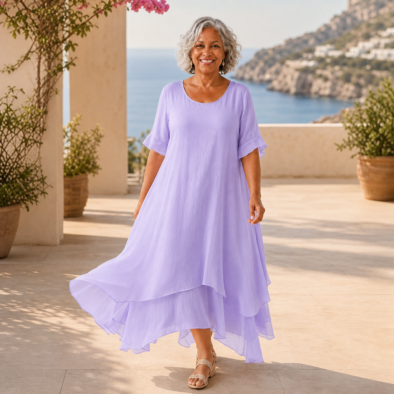 Antonia Lucania™ Flowy Maxi Dress for Effortless Summer Elegance