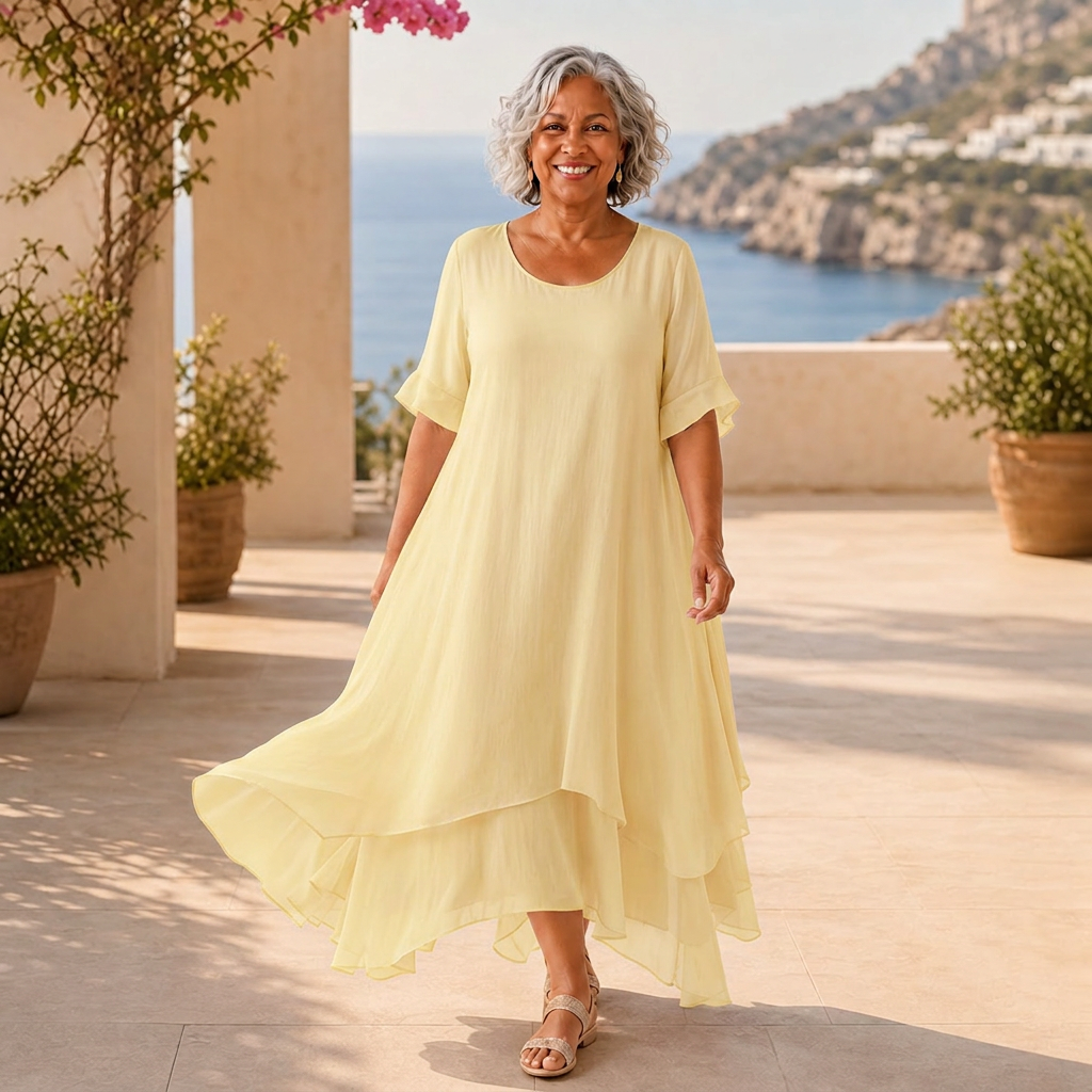 Antonia Lucania™ Flowy Maxi Dress for Effortless Summer Elegance