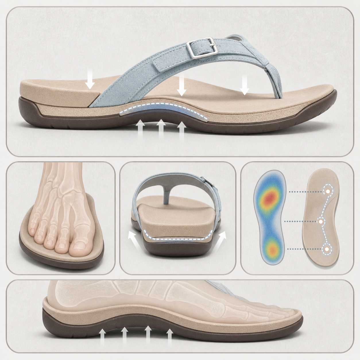 ArchCare Pro+™ Orthopedic Summer Sandals for Comfortable Support