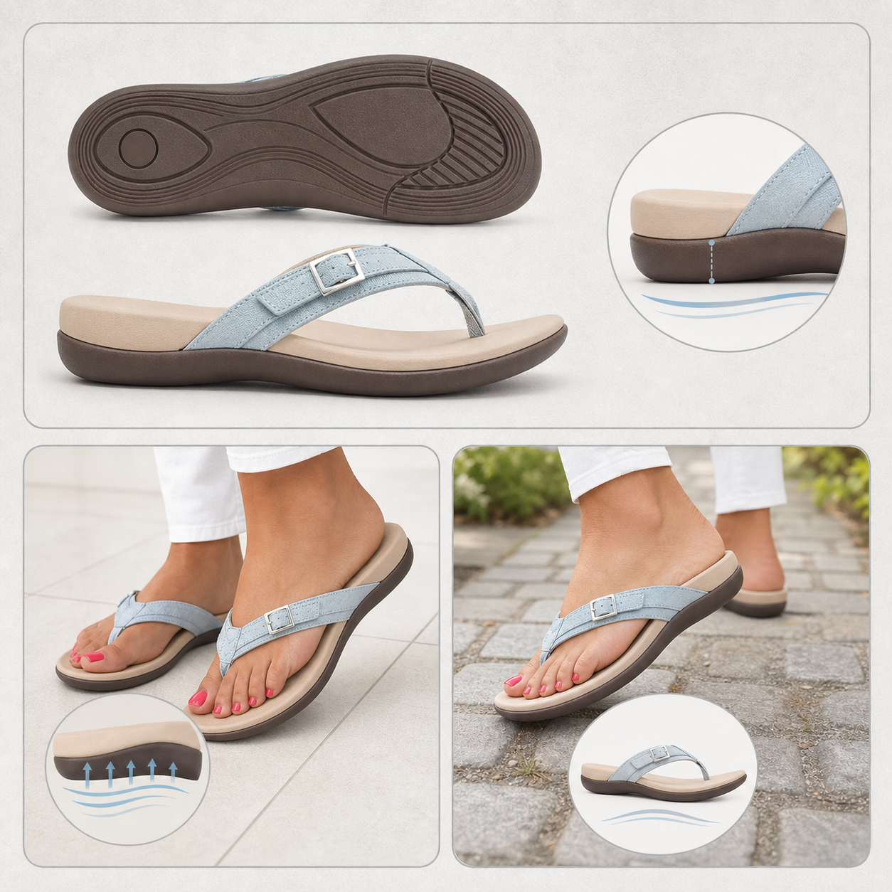 ArchCare Pro+™ Orthopedic Summer Sandals for Comfortable Support