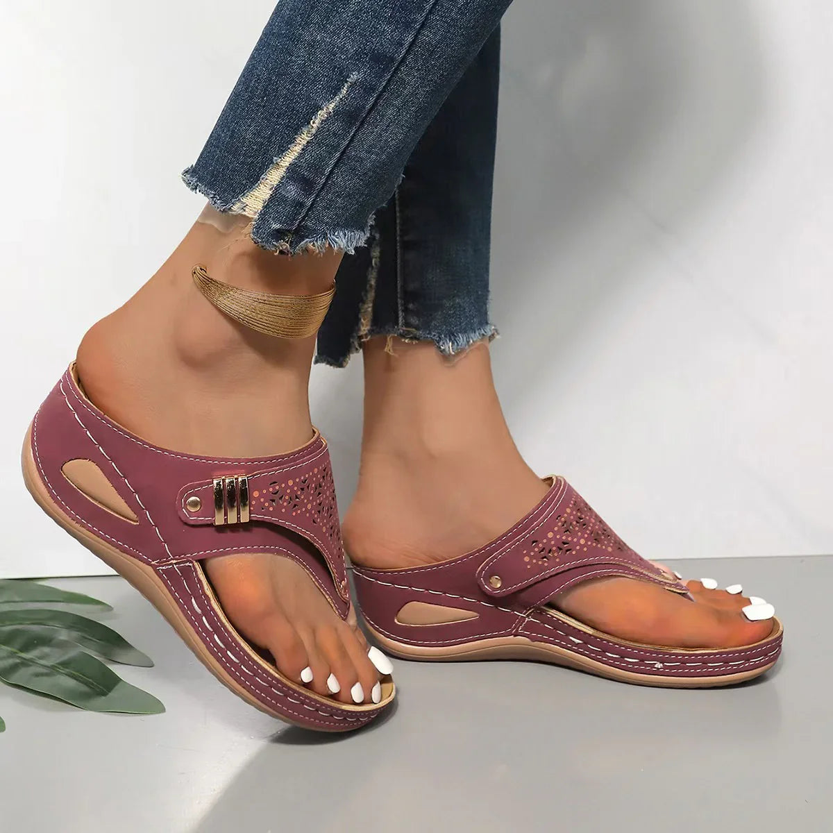 ArchElevé™ All-Day Comfort Wedge Sandals