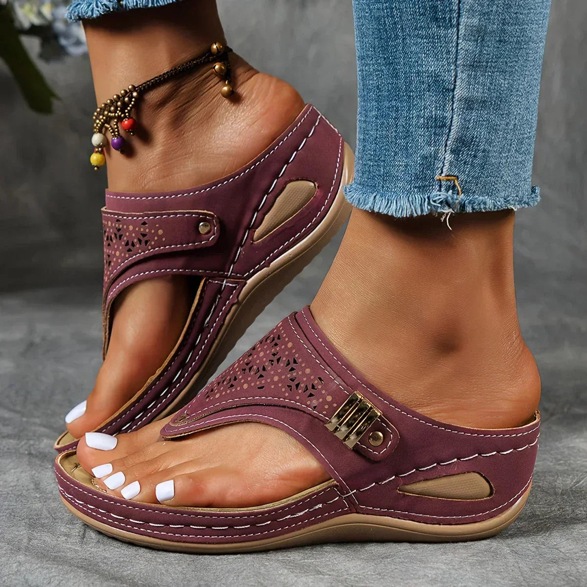ArchElevé™ All-Day Comfort Wedge Sandals
