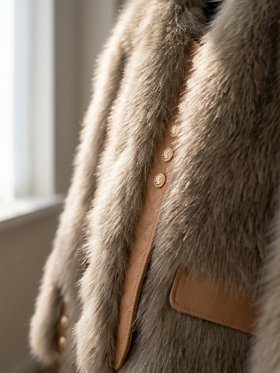 Assunta Ferrozzi™ Elegant Faux Fur Winter Jacket