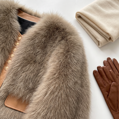 Assunta Ferrozzi™ Elegant Faux Fur Winter Jacket
