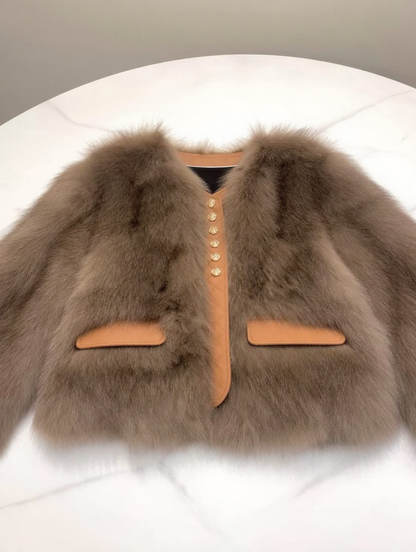 Assunta Ferrozzi™ Elegant Faux Fur Winter Jacket