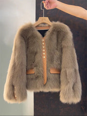 Assunta Ferrozzi™ Elegant Faux Fur Winter Jacket