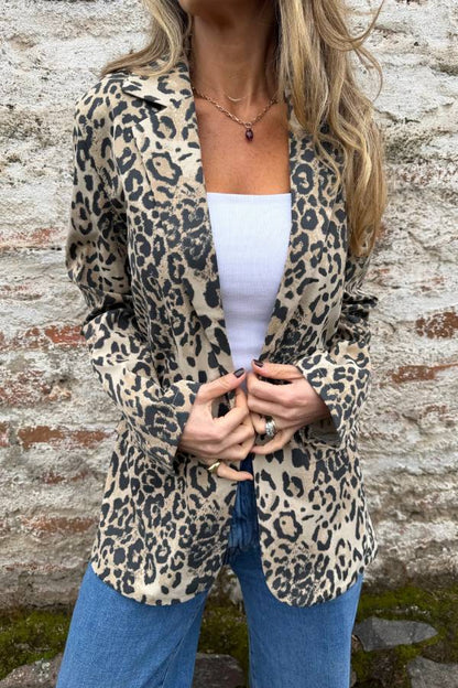 Augusta Poggi™ Versatile Leopard Blazer for Day to Night
