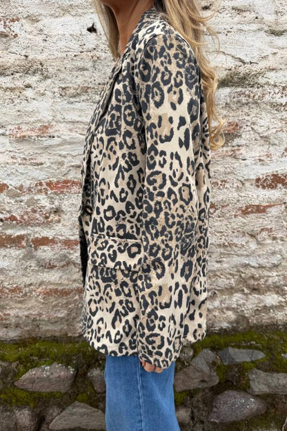 Augusta Poggi™ Versatile Leopard Blazer for Day to Night