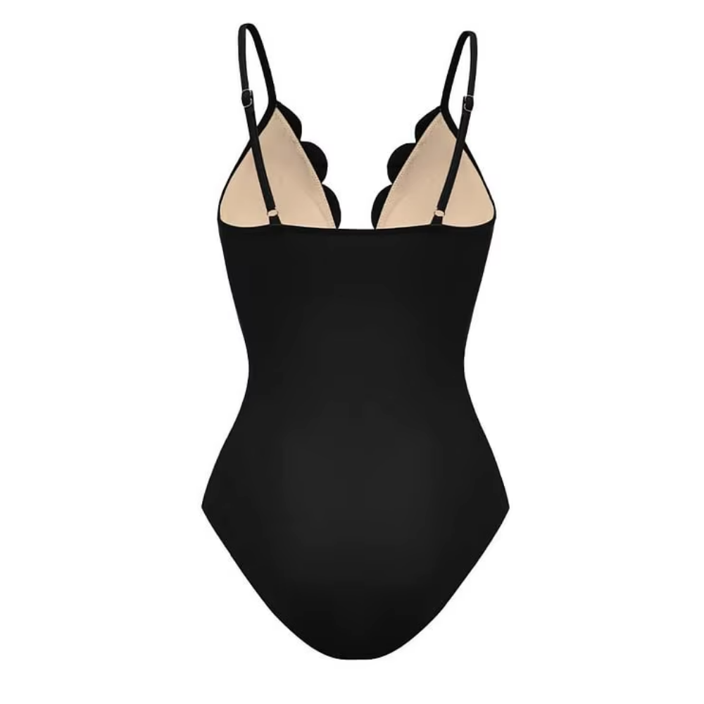 Azzurra Angelini™ Floral Eyelet Swimsuit with Maxi Skirt