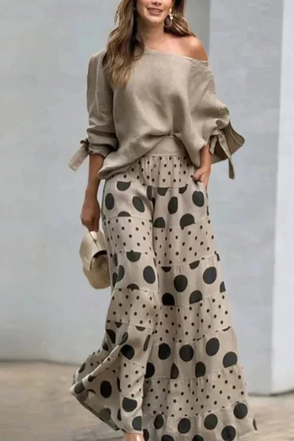 Azzurra Maggio™ Effortless Loose Top and Wide Leg Set