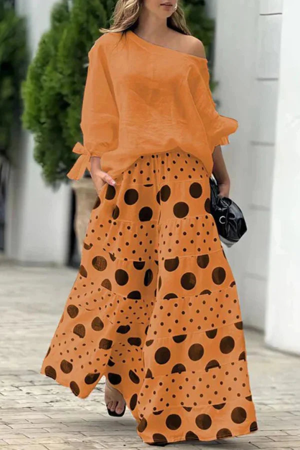 Azzurra Maggio™ Effortless Loose Top and Wide Leg Set