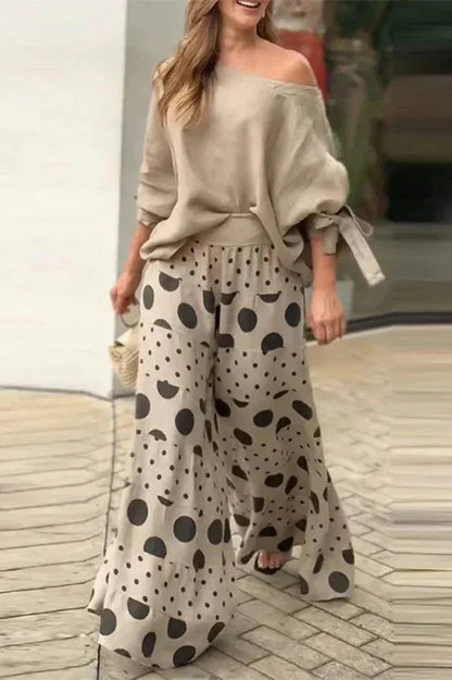 Azzurra Maggio™ Effortless Loose Top and Wide Leg Set