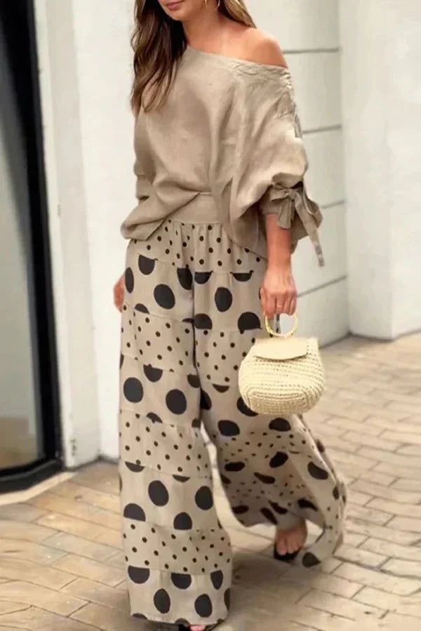 Azzurra Maggio™ Effortless Loose Top and Wide Leg Set