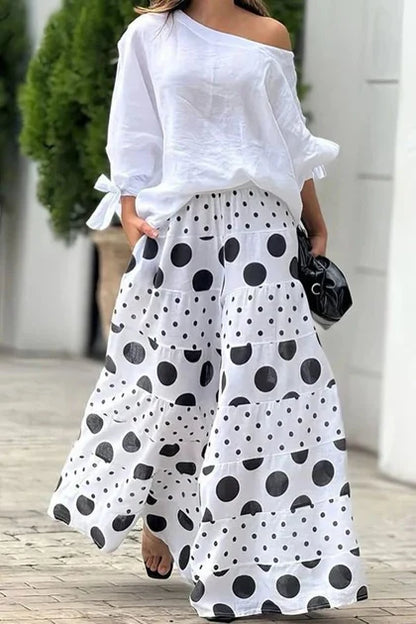 Azzurra Maggio™ Effortless Loose Top and Wide Leg Set
