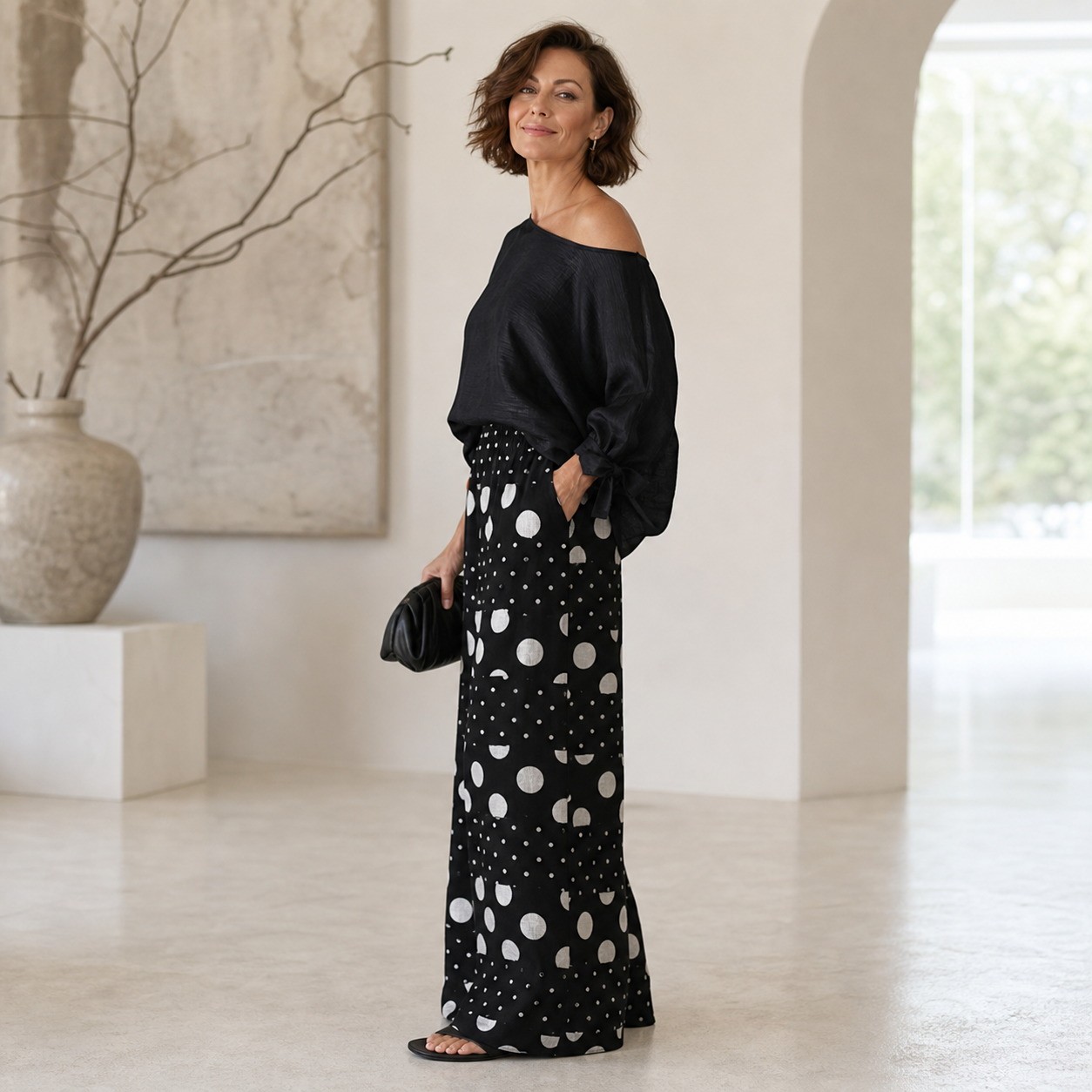 Azzurra Maggio™ Effortless Loose Top and Wide Leg Set