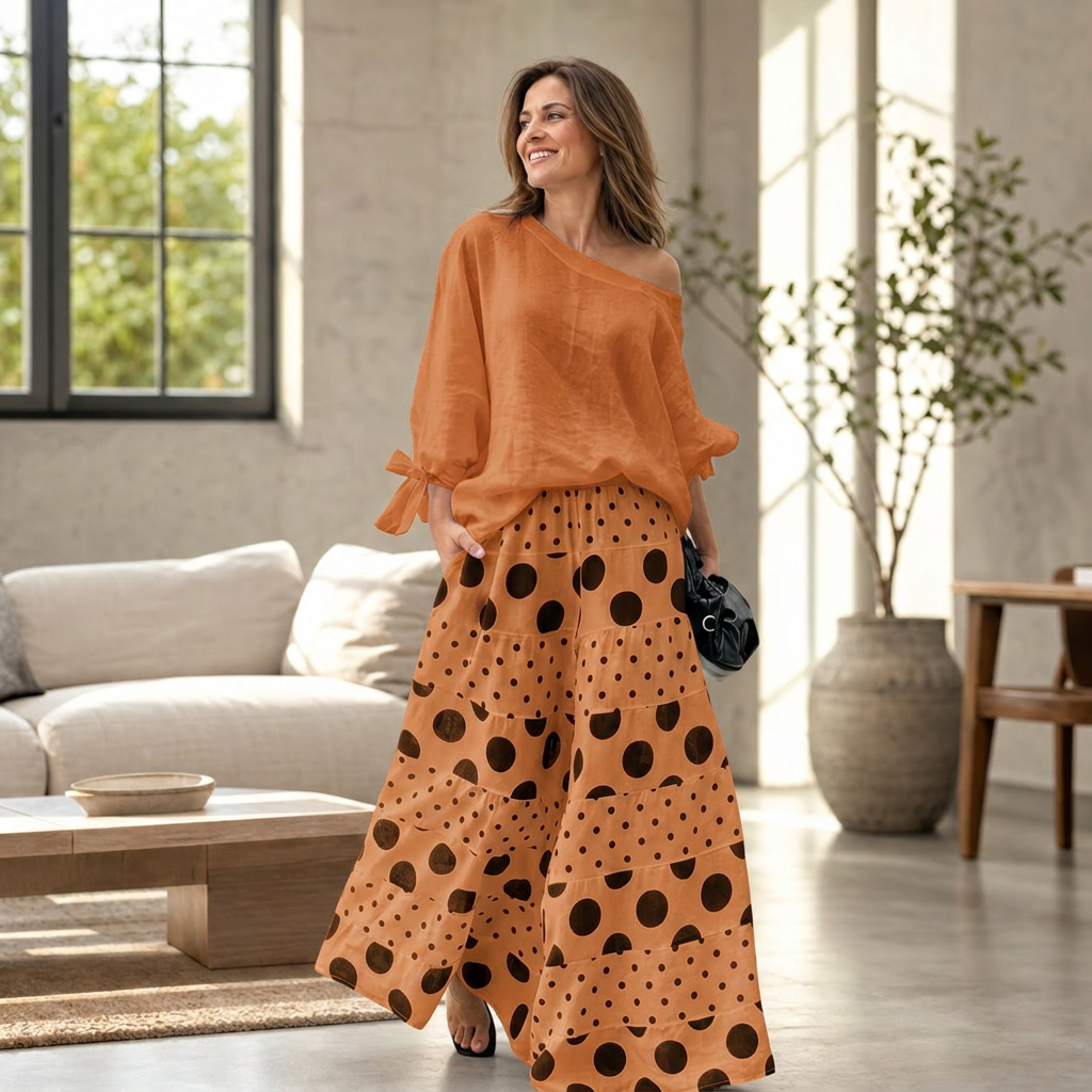 Azzurra Maggio™ Effortless Loose Top and Wide Leg Set