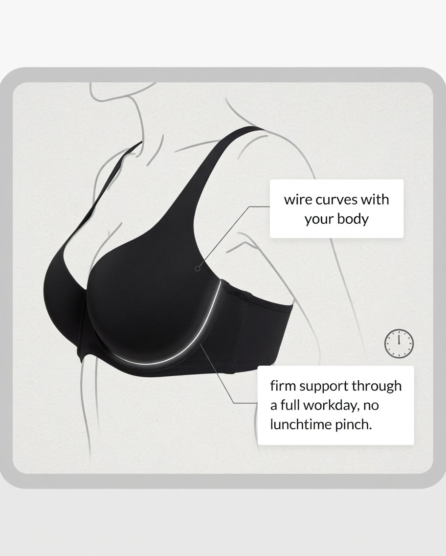 Balconessa™ Seamless Balconette Bra for Invisible Support